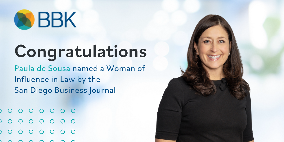 San Diego Business Journal Recognizes Partner Paula De Sousa As A Woman ...